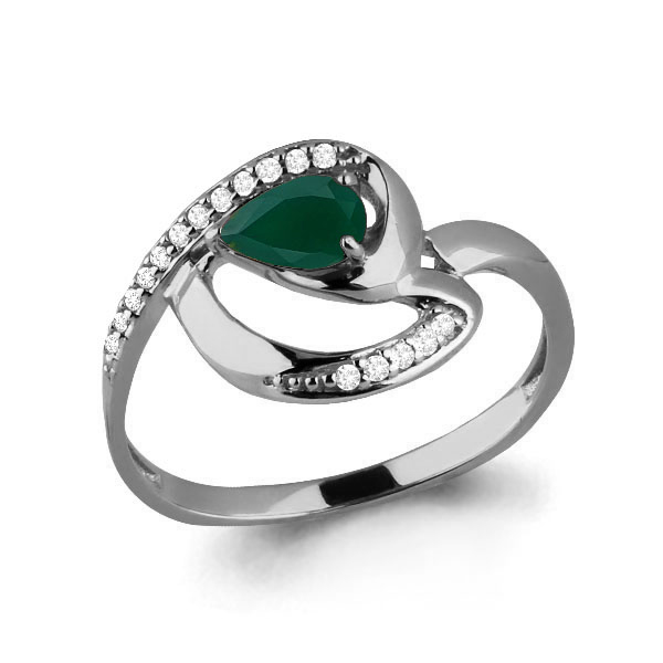 

Кольцо из серебра с агатом р. , Aquamarine 6578309А_925_р, 6578309А_925_р