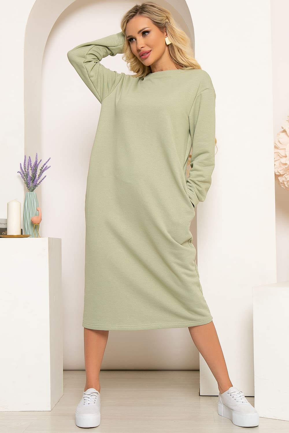 

Платье женское LT Collection Янина хаки 54 RU, Янина