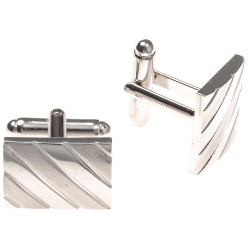 

Запонки из бижутерного сплава WowMan Accessories WMA0095SS, Серебристый, WMA0095SS