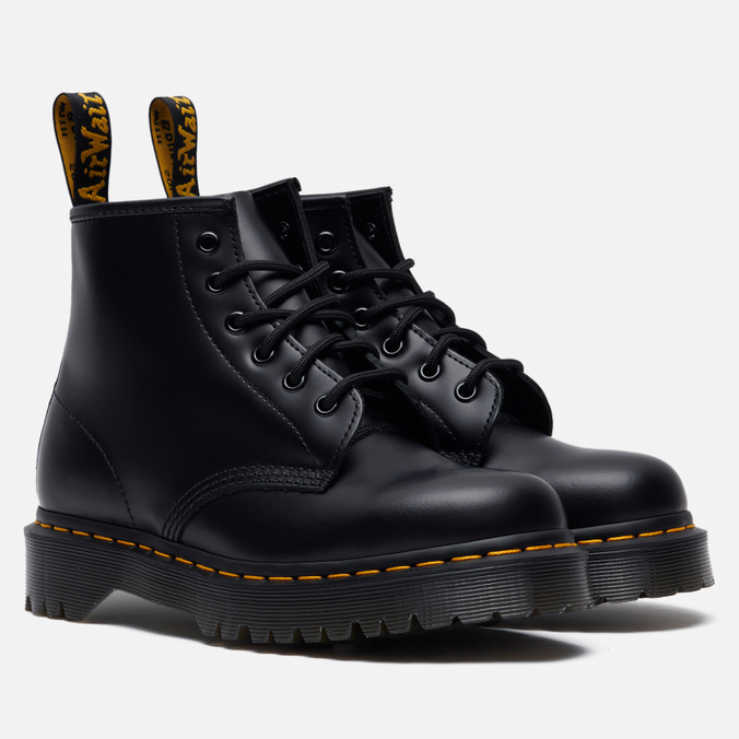 

Ботинки унисекс Dr. Martens 101 Bex Ankle черные 39 EU, 101 Bex Ankle