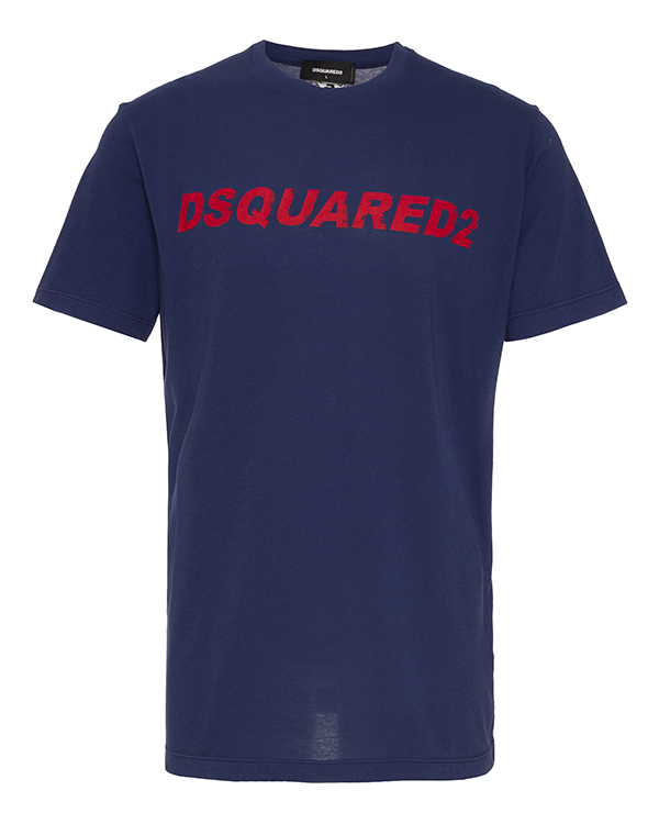 фото Футболка мужская dsquared2 s74gd0835 синяя xl