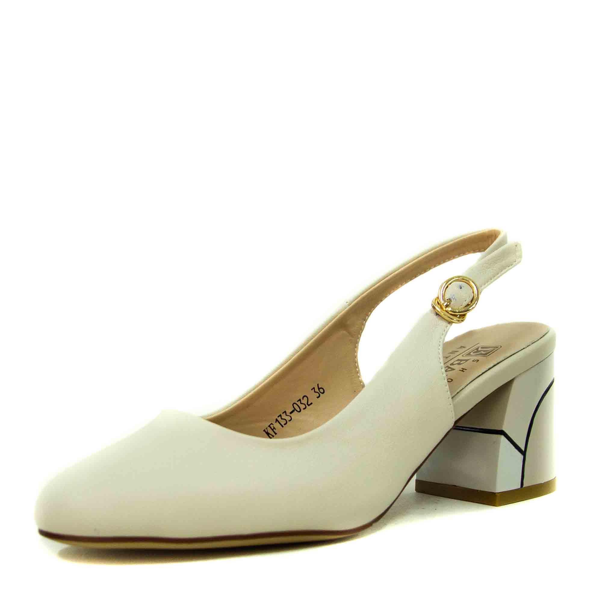 

Туфли женские Baden KF133-032 бежевые 38 RU, Бежевый, KF133-032