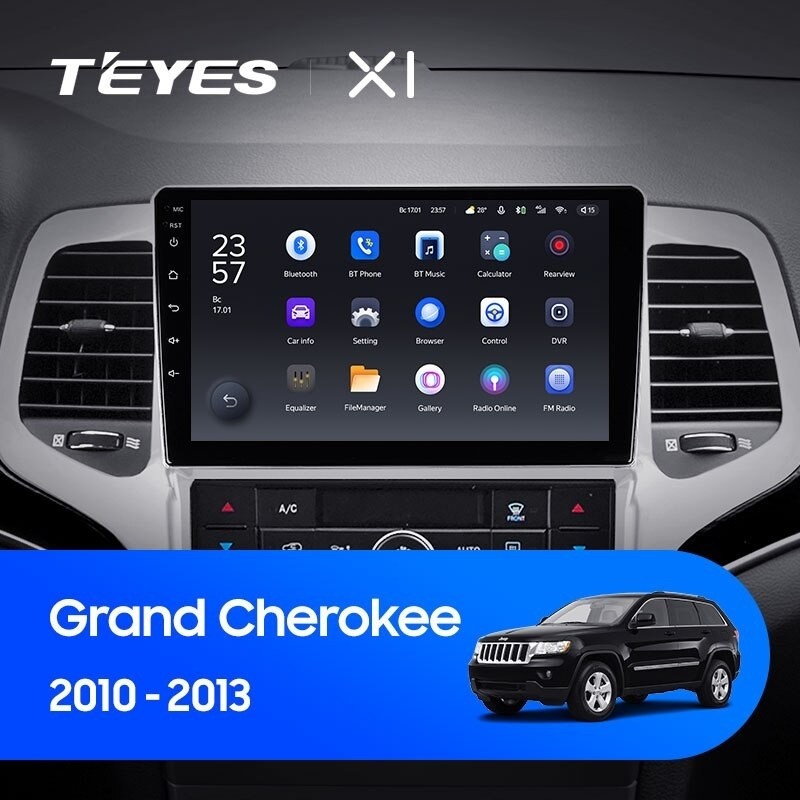 Штатная магнитола Teyes X1 4G 232 Jeep Grand Cherokee WK2 2010-2013 2930000₽