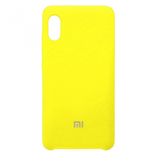 фото Чехол silicone cover для xiaomi redmi 7a yellow epik