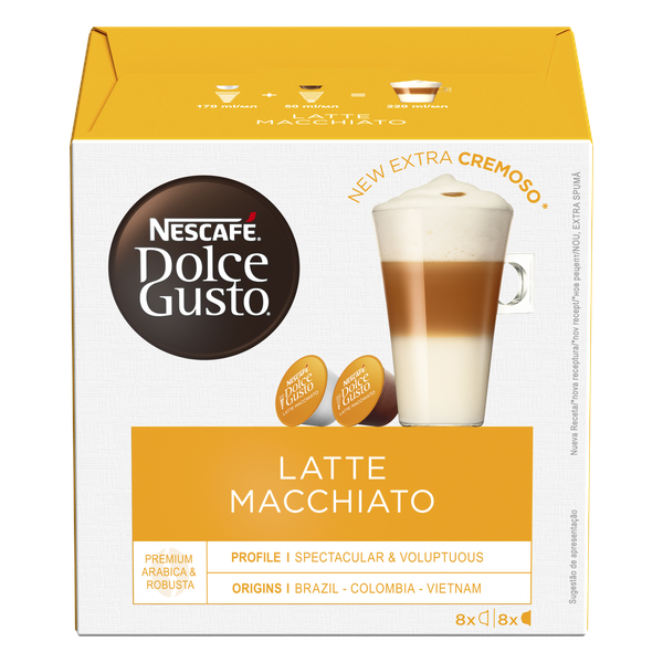 

NESCAFÉ Dolce Gusto Латте Макиато, кофе в капсулах, 16 капсул