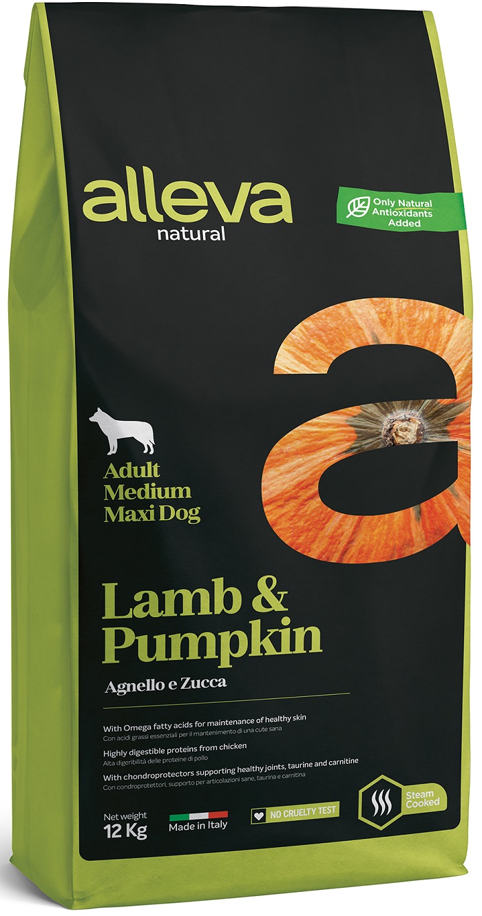 фото Сухой корм для собак diusa pet alleva natural, ягненок, тыква, 12кг