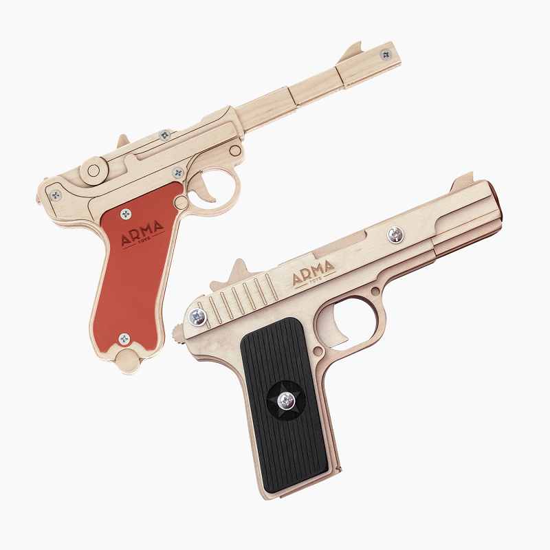 Набор «Высадка в Нормандии-1»: пистолеты «Кольт» и «Люгер», резинкострелы игрушечные