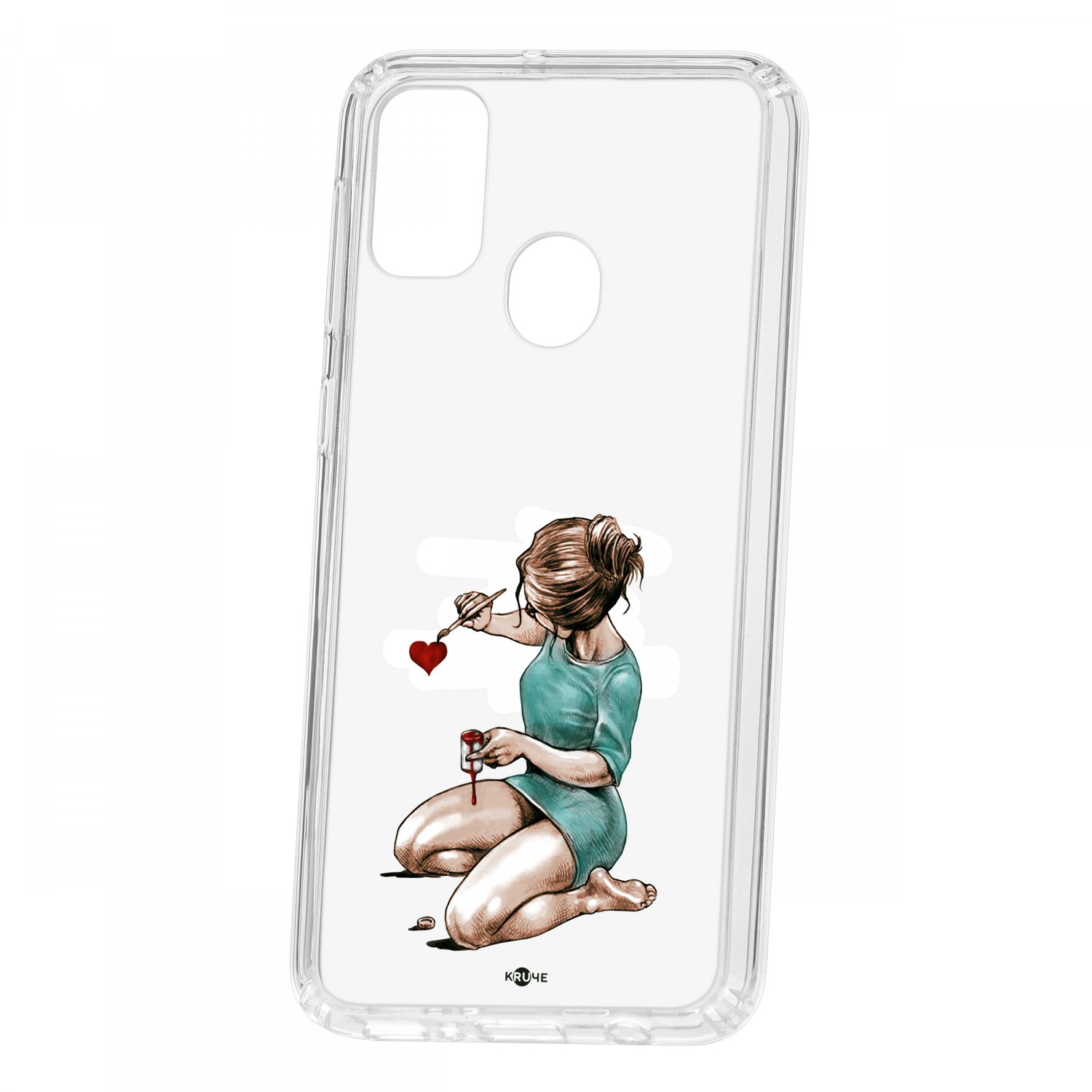 Чехол для Samsung Galaxy M30S КRUЧЕ Print Рисуя любовь