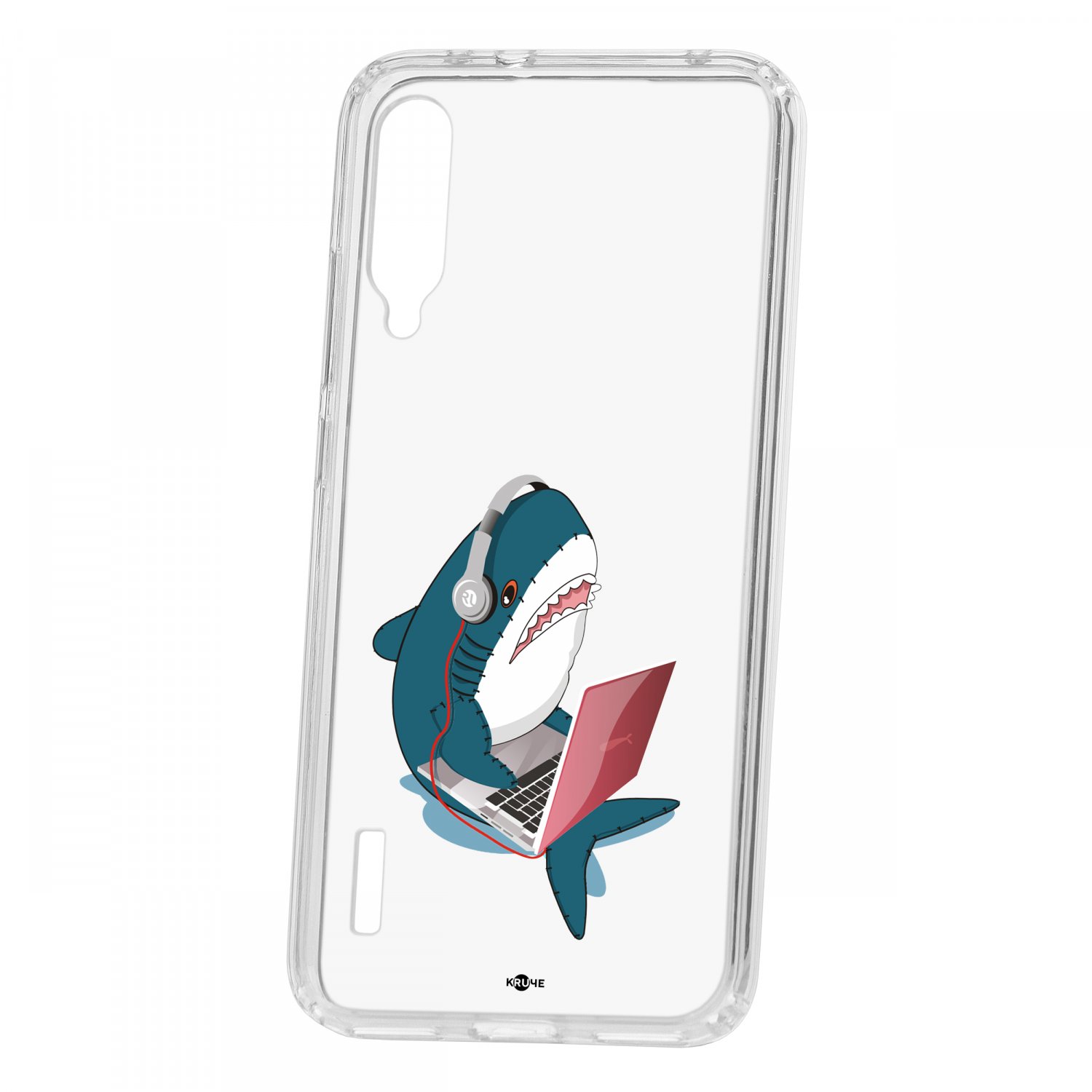 фото Чехол для xiaomi mi a3 кruче print акула