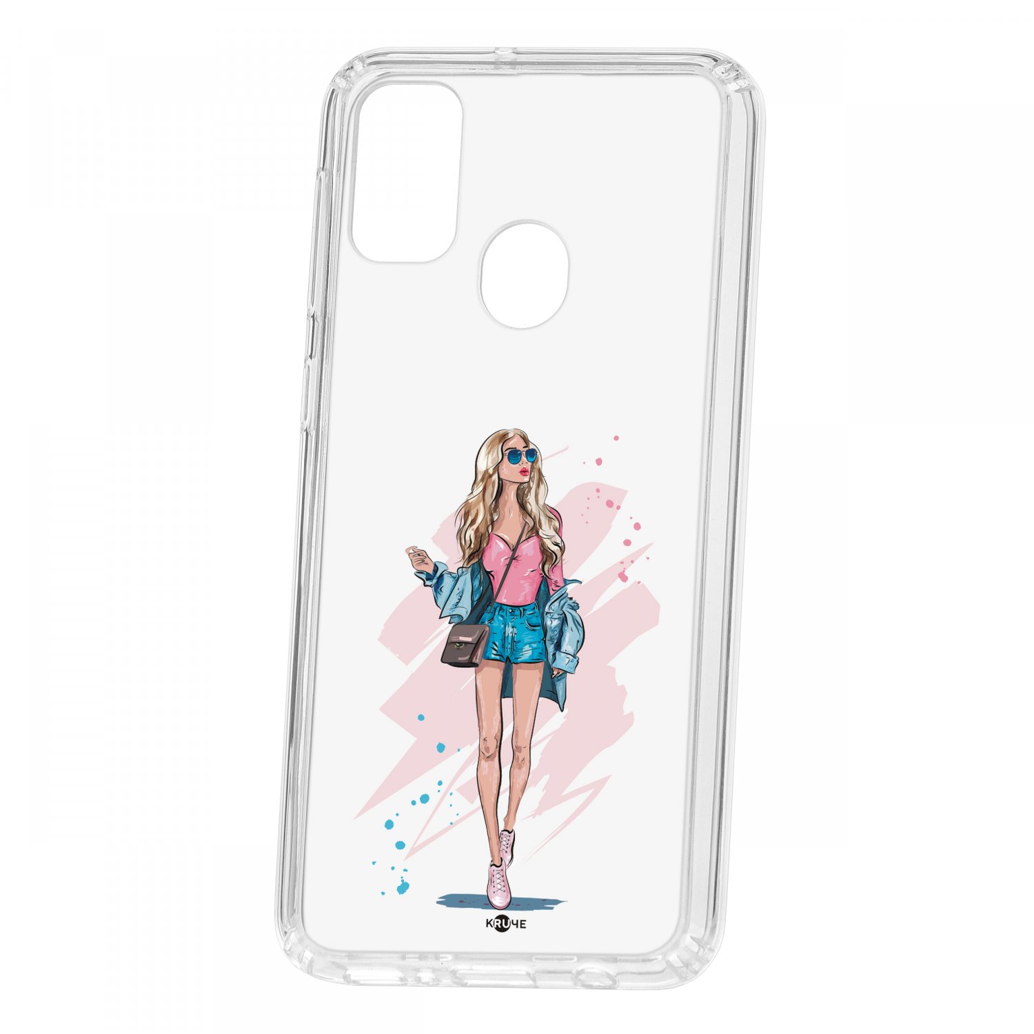 фото Чехол для samsung galaxy m30s кruче print fashion girl