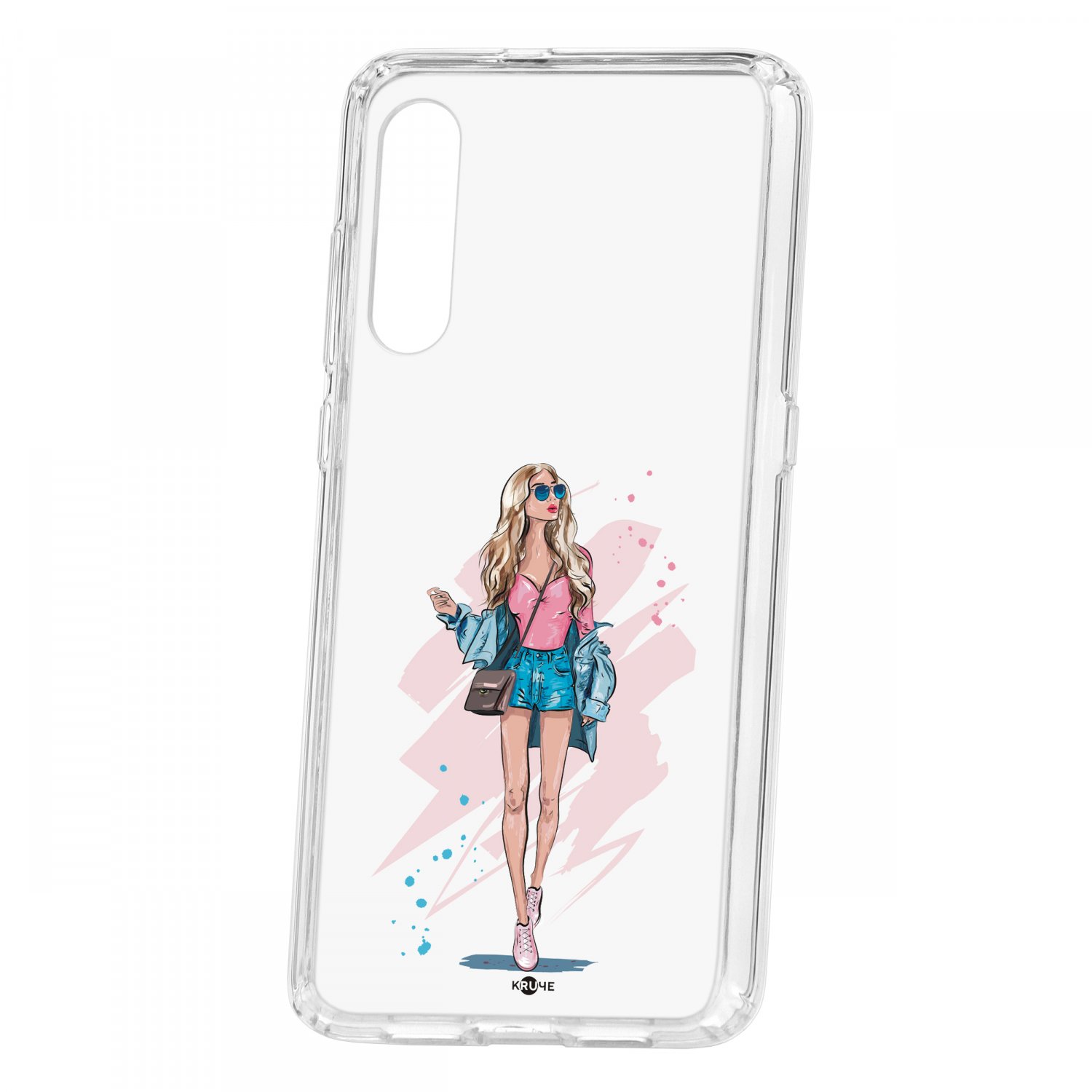 фото Чехол kruche xiaomi mi9 print fashion girl кruче