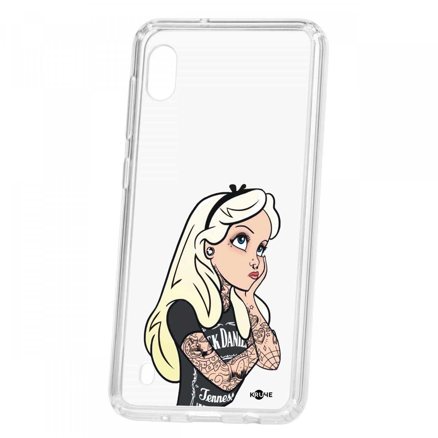 фото Чехол kruche samsung galaxy a10 2019 print tattoo girl кruче