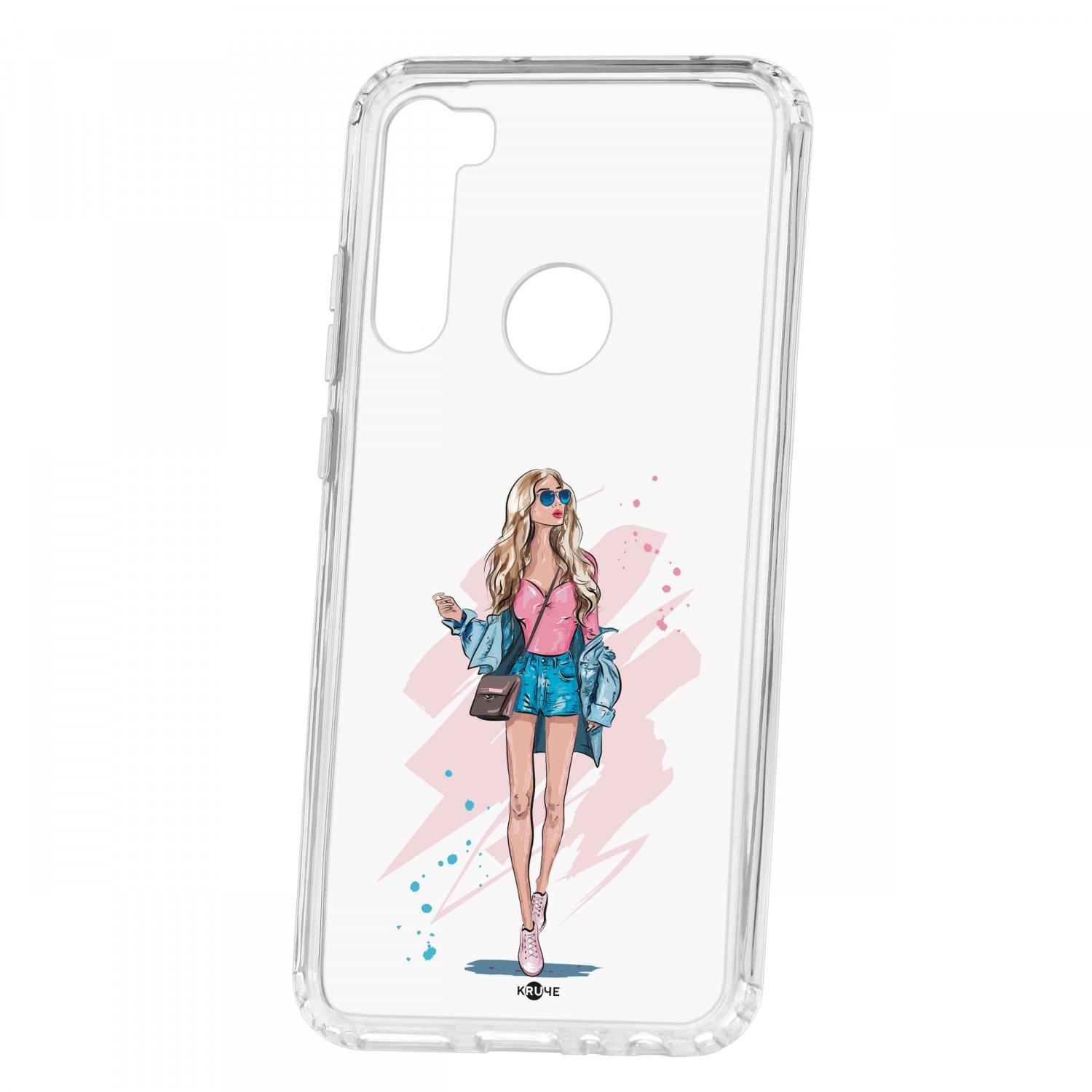 фото Чехол для xiaomi redmi note 8t кruче print fashion girl