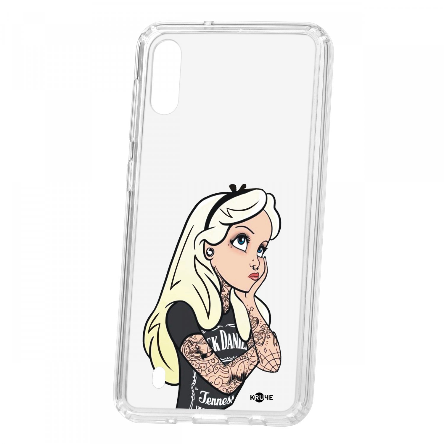 фото Чехол kruche samsung galaxy m10 print tattoo girl кruче