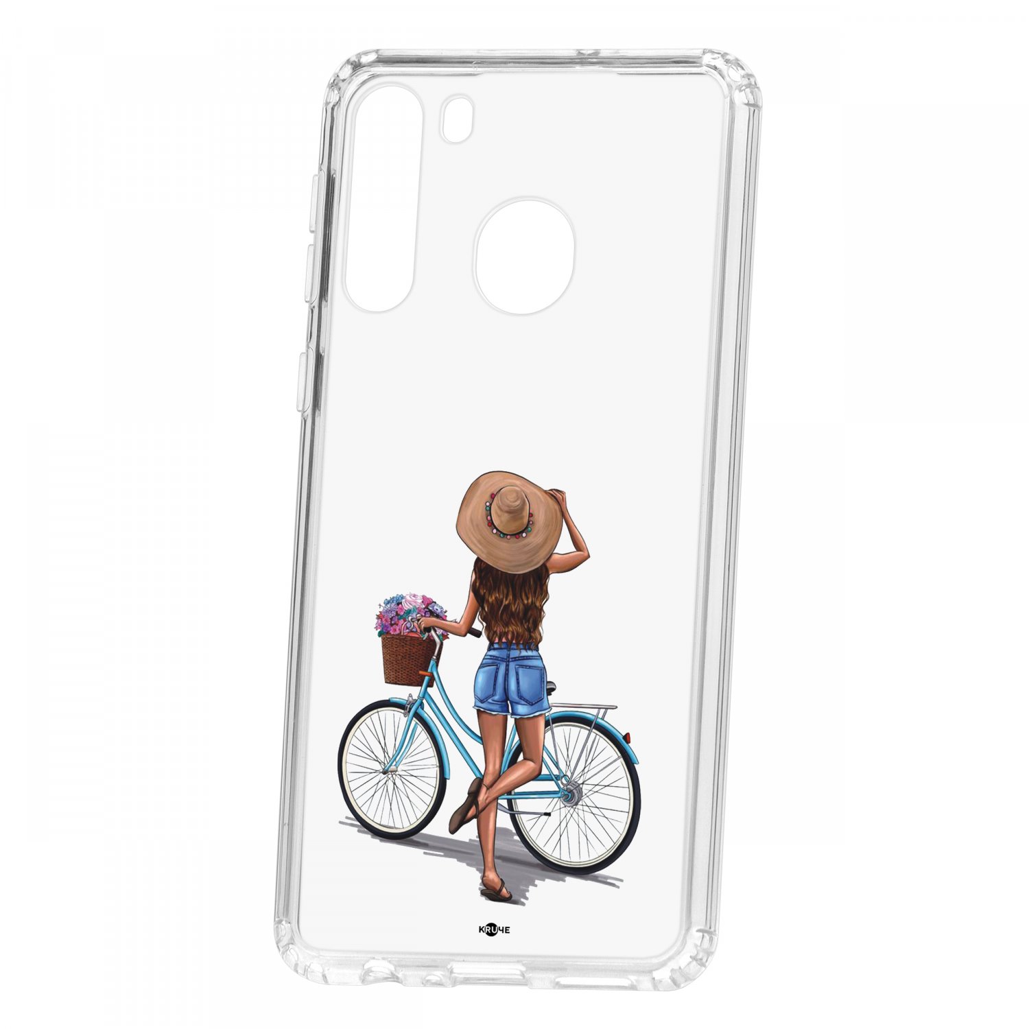 Чехол для Samsung Galaxy A21 КRUЧЕ Print Велосипедная прогулка