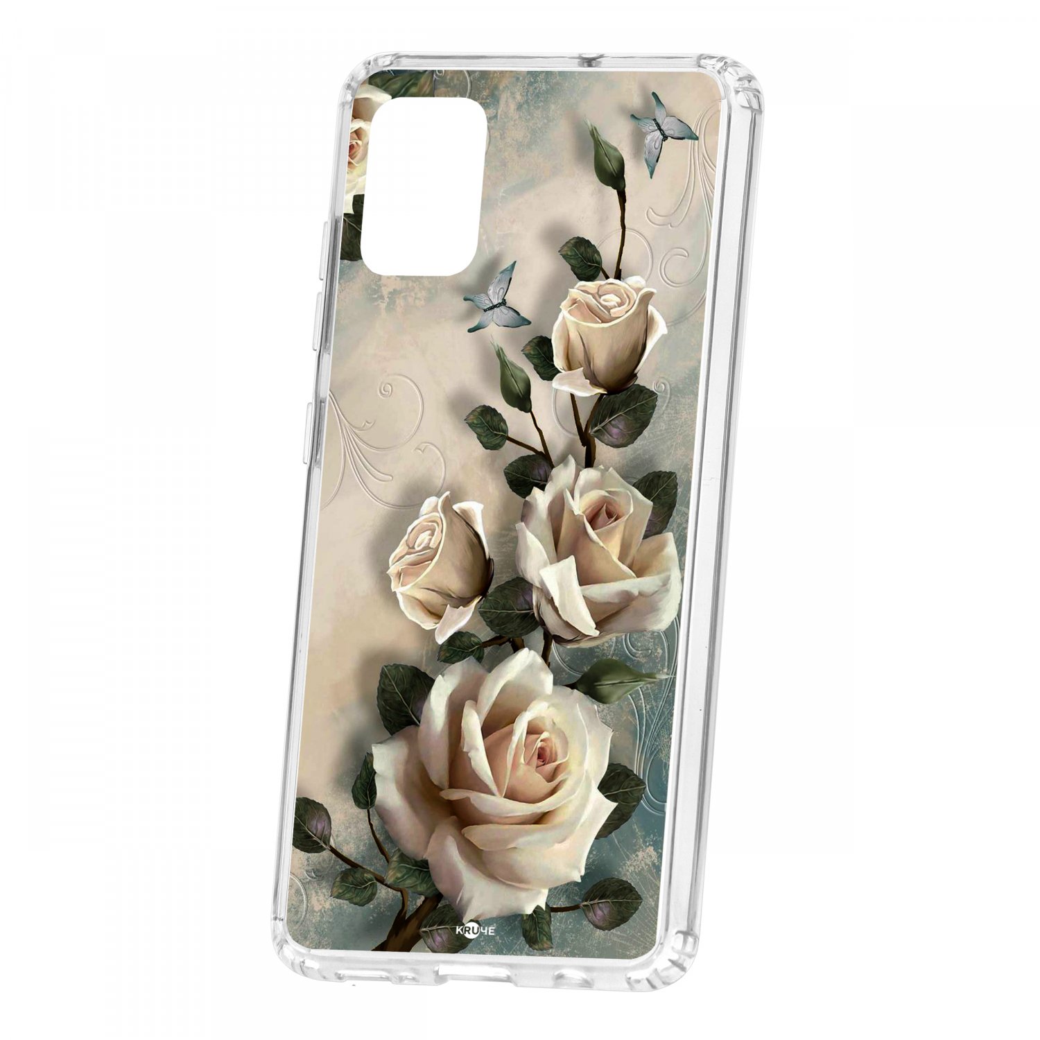 

Чехол для Samsung Galaxy A51 КRUЧЕ Print Белые розы, Разноцветный, Print