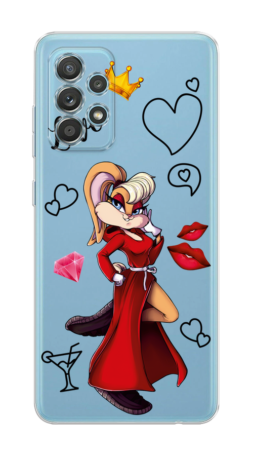 

Чехол на Samsung Galaxy A33 5G "Rich Lola Bunny", Красный;бежевый;оранжевый, 2104450-6