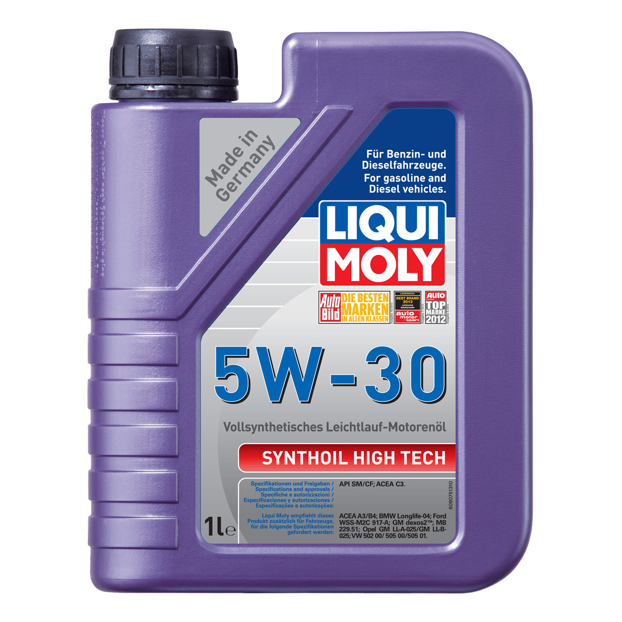 

Моторное масло Liqui Moly Synthoil High Tech 5W30 1 л, Synthoil High Tech