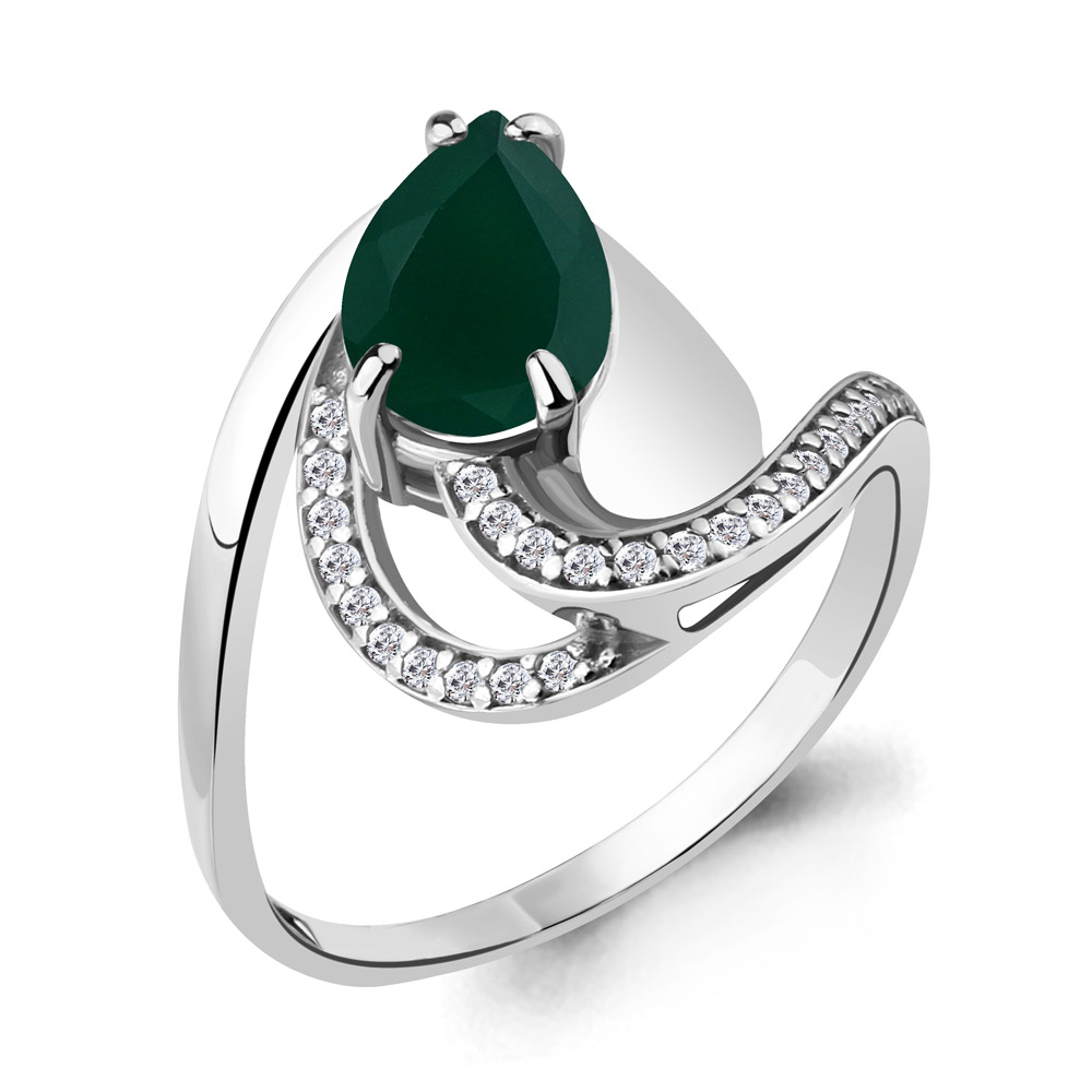 

Кольцо из серебра с агатом р. , Aquamarine 6579109А_925_р, 6579109А_925_р