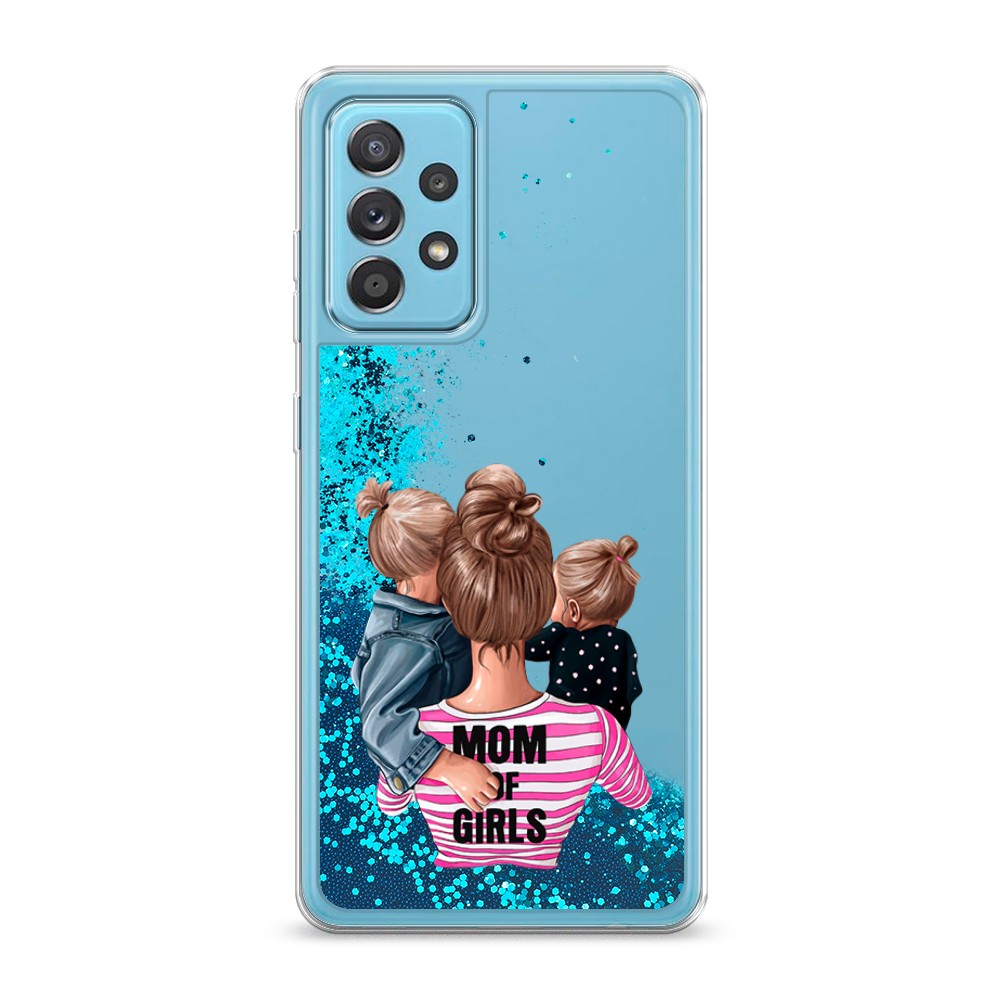 

Жидкий чехол с блестками "Mom of Girls" на Samsung Galaxy A52s, 2106593-1