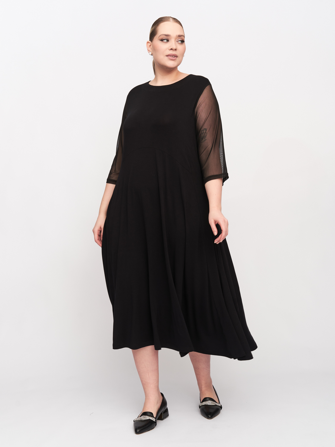 

Платье женское ZORY ZPP34319BLK01 черное 72-74, Черный, ZPP34319BLK01