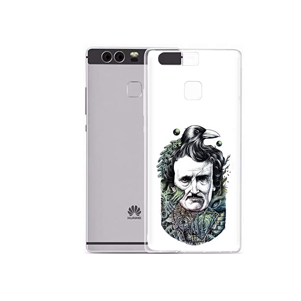 Чехол MyPads Tocco для Huawei P9 Plus Эдгар Аллан с вороном (PT31455.54.203)
