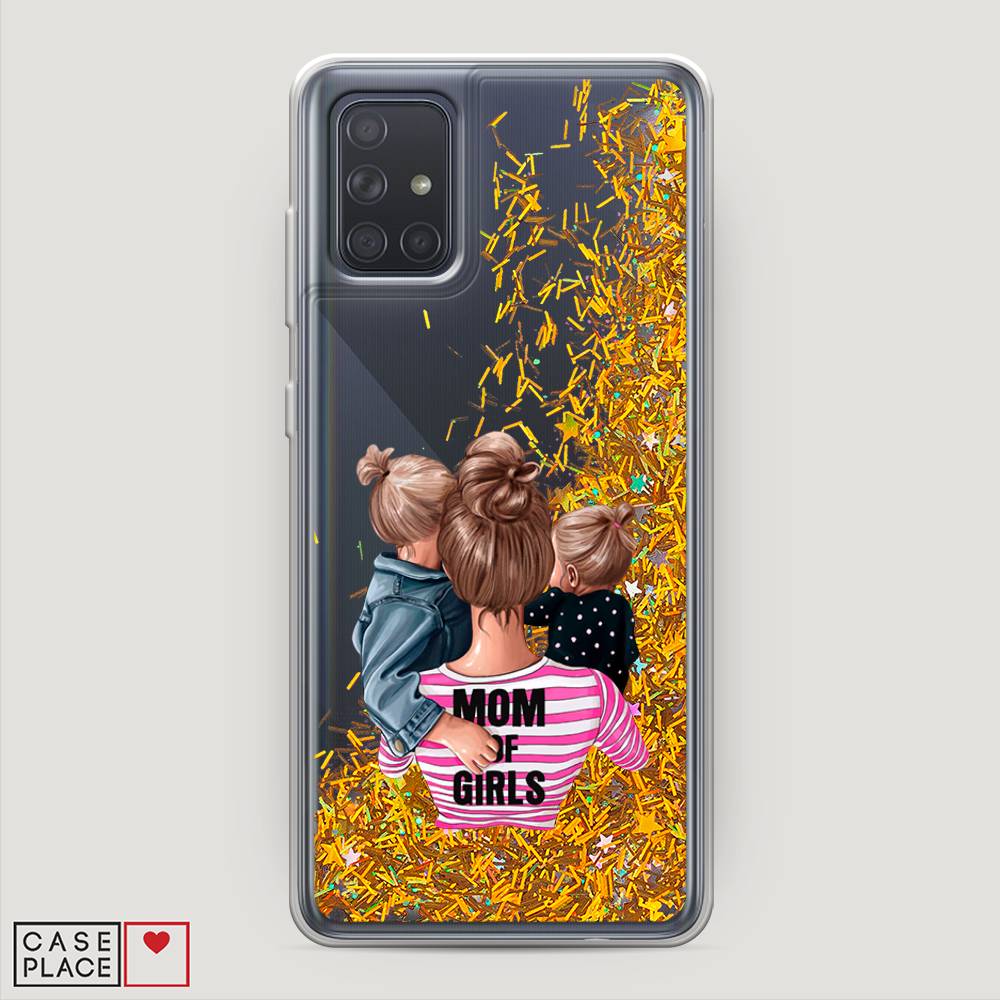 

Чехол Awog на Samsung Galaxy A71 4G "Mom of Girls", Разноцветный, 29090-1