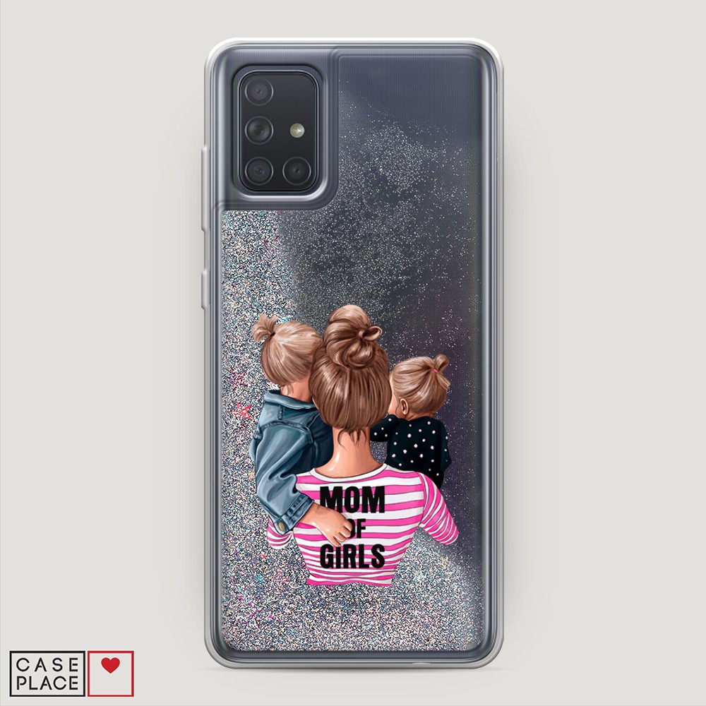 

Чехол Awog на Samsung Galaxy A71 4G "Mom of Girls", Разноцветный, 29091-1