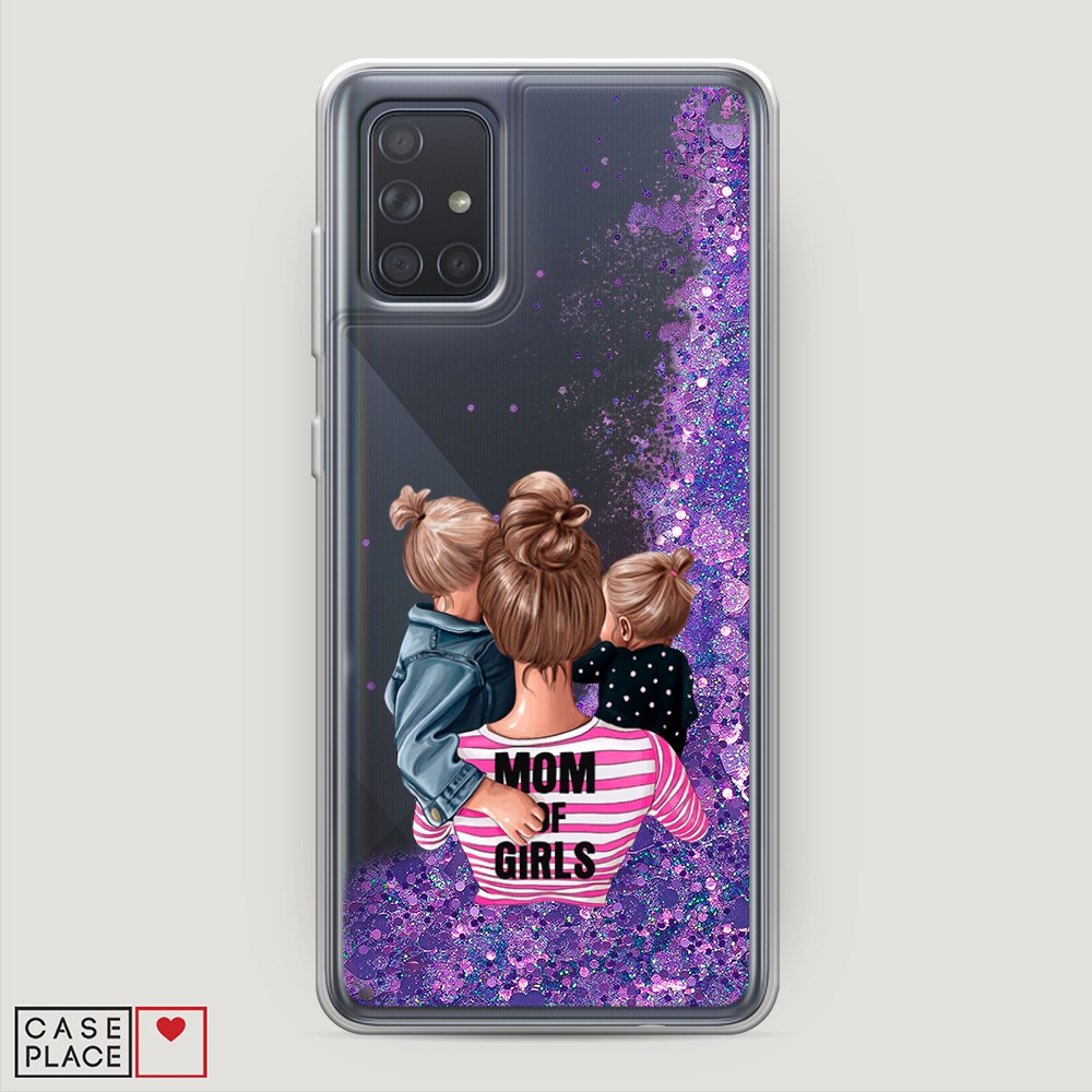 

Чехол Awog на Samsung Galaxy A71 4G "Mom of Girls", Разноцветный, 29092-1