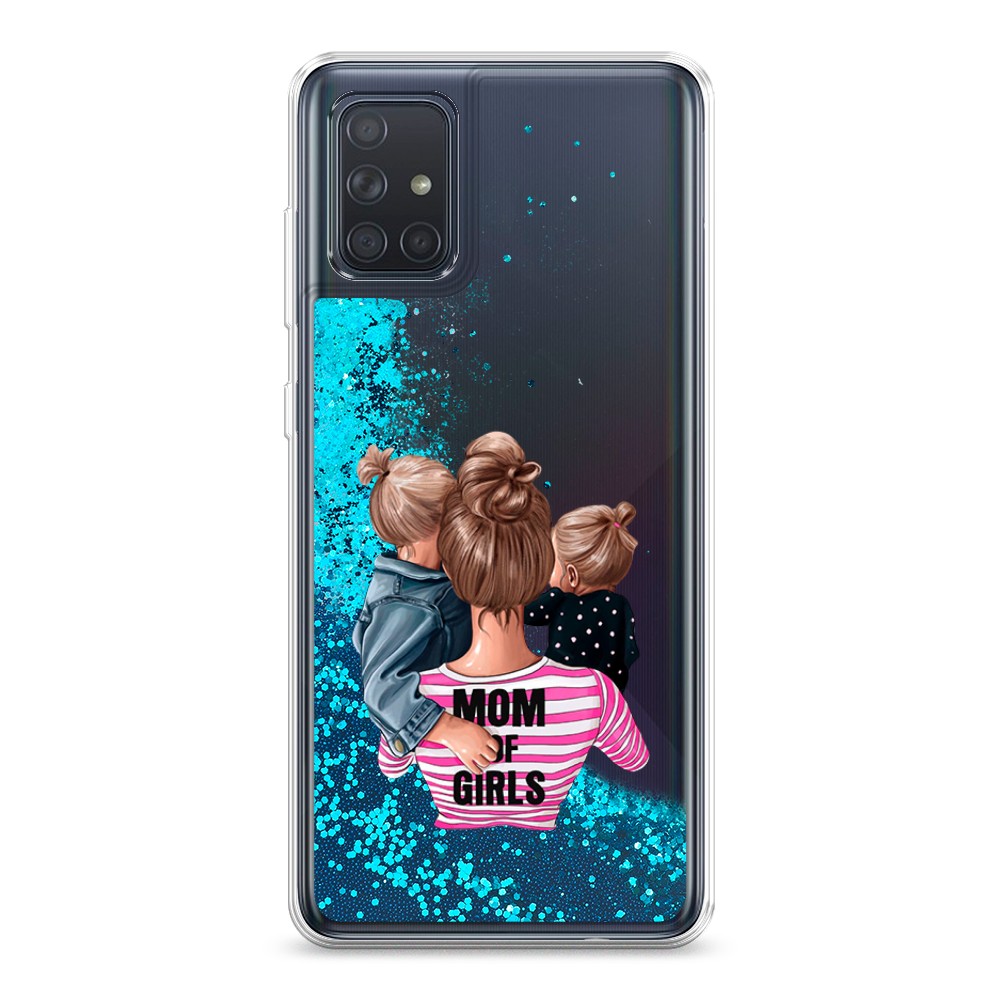 

Чехол Awog на Samsung Galaxy A71 4G "Mom of Girls", Разноцветный, 29093-1