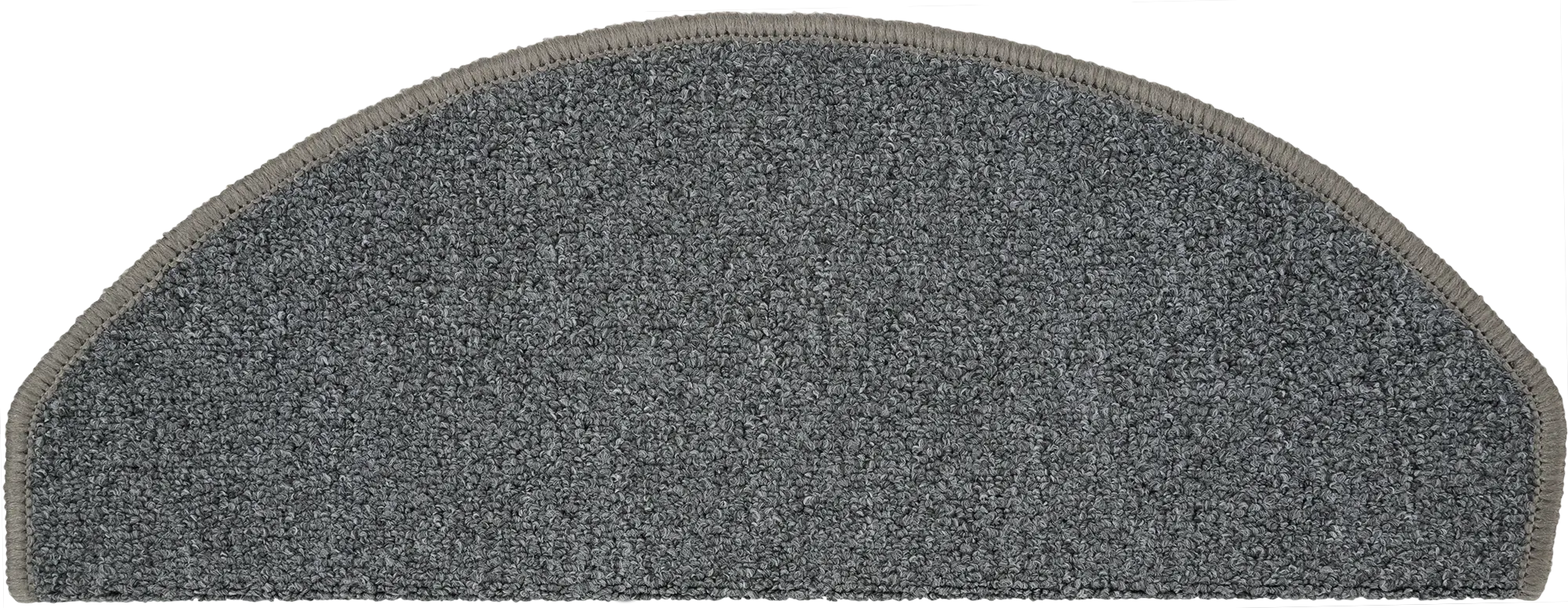 Коврик на ступени полипропилен 28х65 см цвет серый