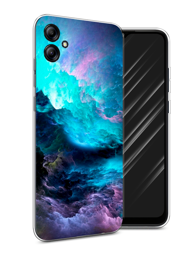 

Чехол Awog на Samsung Galaxy A04e "Бирюзовое небо", Фиолетовый;черный, 2107650-4