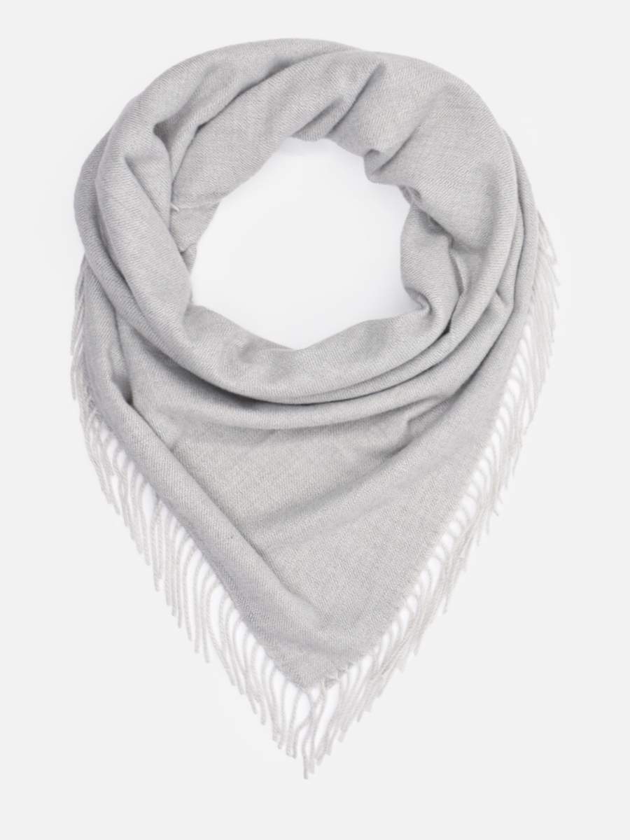 

Платок женский Rosedena shawlcy9038 светло-серый, 100x100 см, shawlcy9038