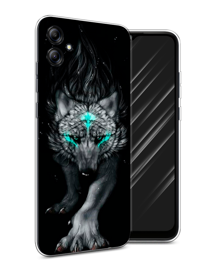 

Чехол Awog на Samsung Galaxy A04e "Волшебный волк", Черный;серый, 2107650-2