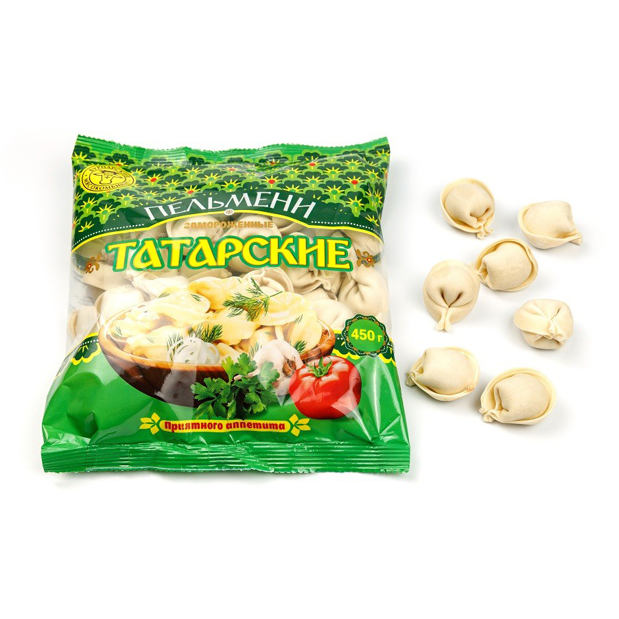 

Пельмени Вурнарский мясокомбинат Татарские с говядиной 450 г