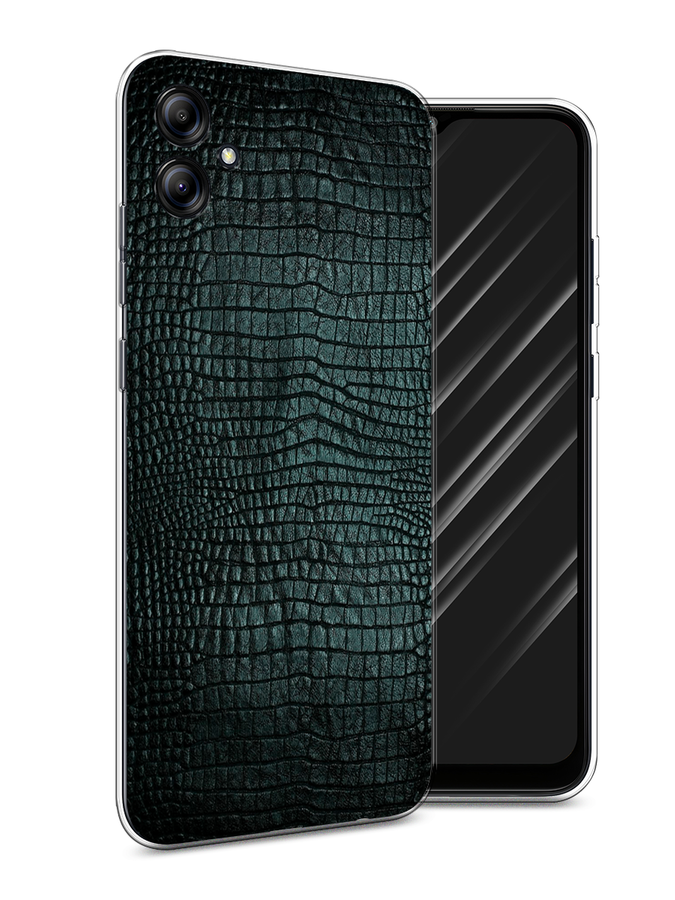 

Чехол Awog на Samsung Galaxy A04e "Черная змея", Черный;серый;голубой, 2107650-3