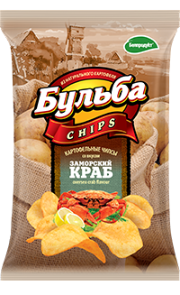 

Чипсы картофельные со вкусом заморского краба Бульба CHIPS 75г