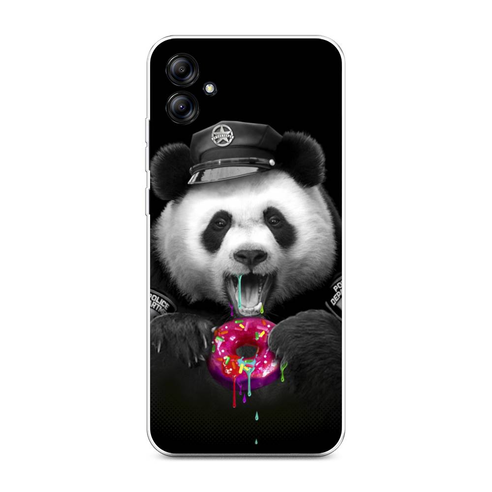 

Чехол Awog на Samsung Galaxy A04e "Панда police", Черный;белый;розовый, 2107650-2
