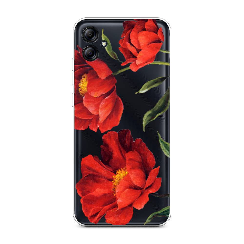 

Чехол Awog на Samsung Galaxy A04e "Красные маки", Красный, 2107650-8