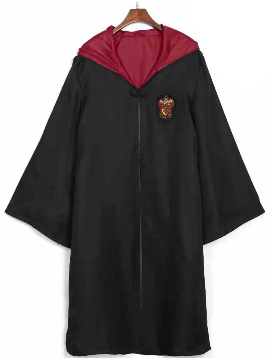 Мантия с капюшоном Гарри Поттер Гриффиндор Harry Potter Gryffindor (145 см) красная мантия