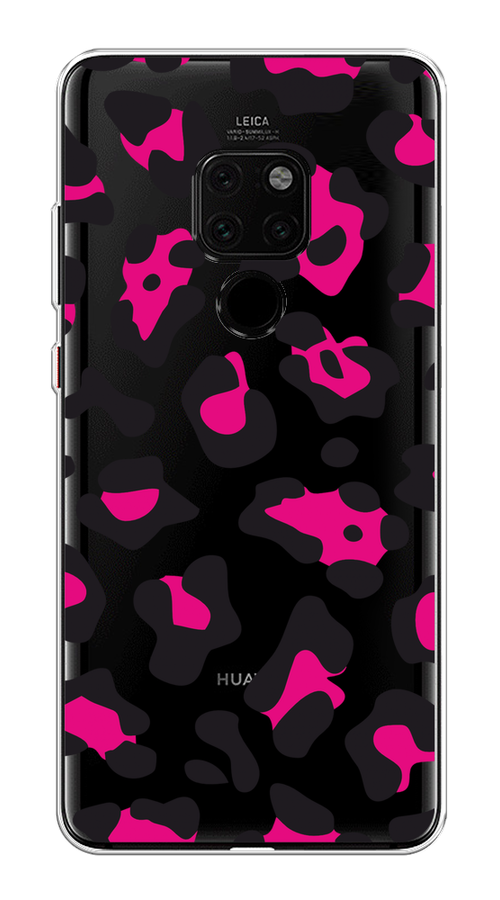 

Чехол на Huawei Mate 20 "Pink cow spots", Черный;розовый, 66850-1