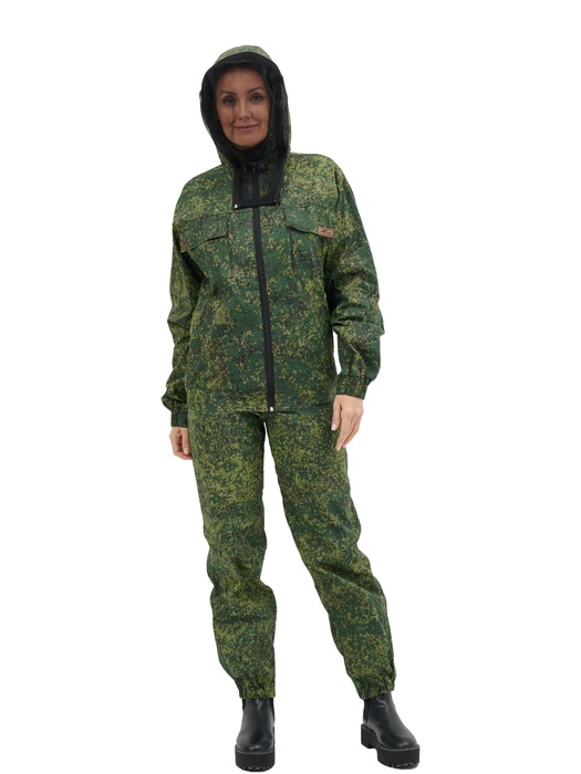 

Костюм антимоскитный летний женский KATRAN ДВИНА Хлопок, зеленая цифра, Размер 52-54, Зеленый, Двина хлопковая