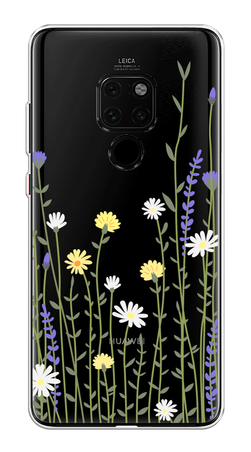 

Чехол на Huawei Mate 20 "Ромашка и лаванда", Зеленый;желтый;прозрачный, 66850-1