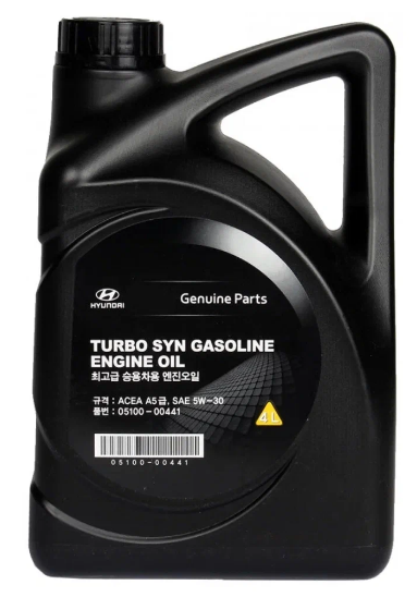 фото Моторное масло kia turbo syn gasoline engine oil 5w30 4 л