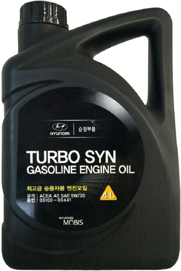 фото Моторное масло kia turbo syn gasoline engine oil 5w30 4 л