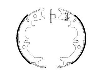

0 986 487 680_=Gs8714 [4655020060] Колодки Барабанные Ручника Toyota Camry/Avensis 1.4-1.8