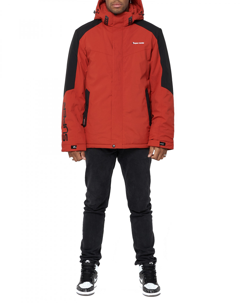 

Спортивная куртка мужская NoBrand AD88813 оранжевая M, AD88813