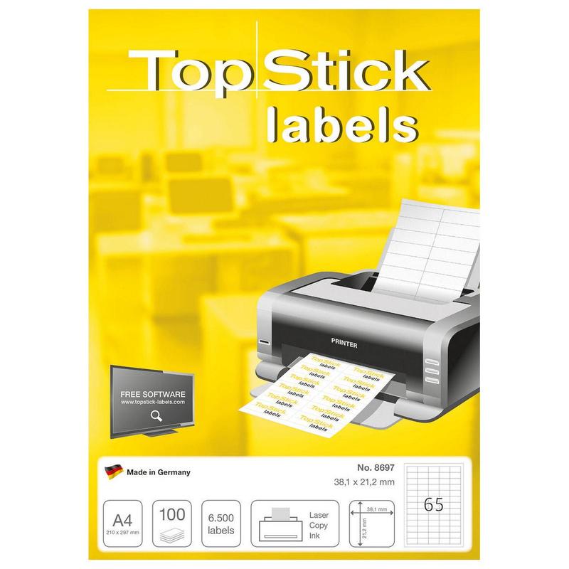 

Термоэтикетка для термопринтера Herma HERMA TOPSTICK (1658462), Белый, HERMA TOPSTICK