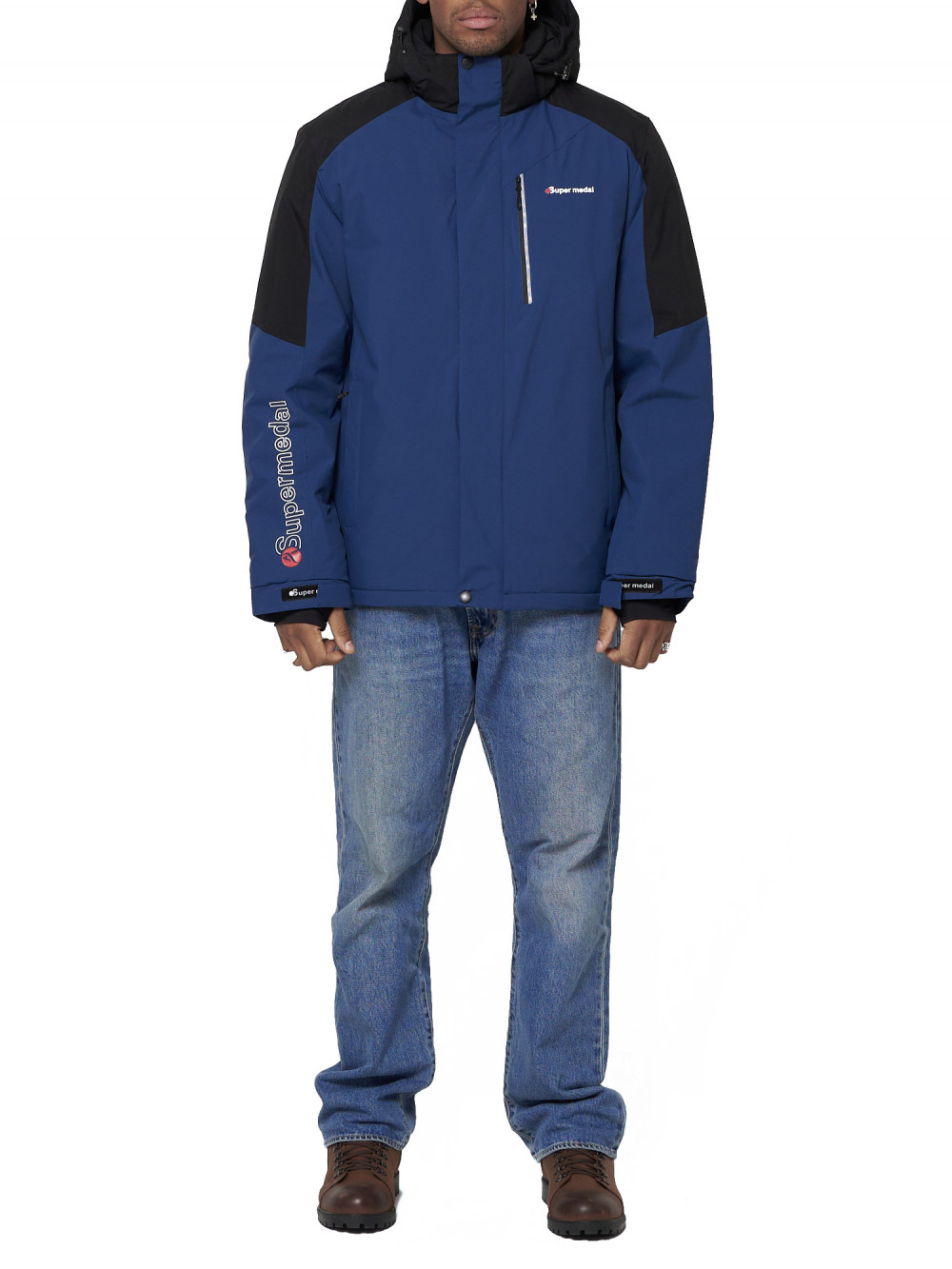 

Спортивная куртка мужская NoBrand AD88821 синяя M, AD88821