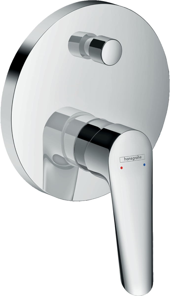 фото 71404000 logis e смеситель для ванны, однорычажный (встройка) hansgrohe